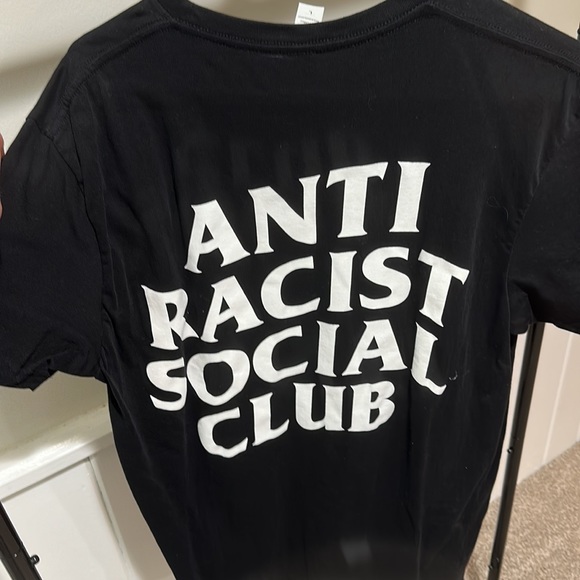Anti-Racist Social Club T (Black) - Picture 2 of 3